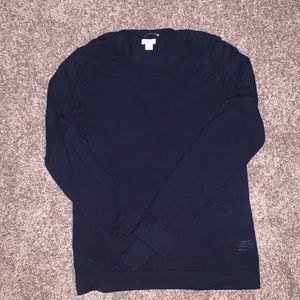 NWOT J Crew Teddie Sweater - Navy Blue